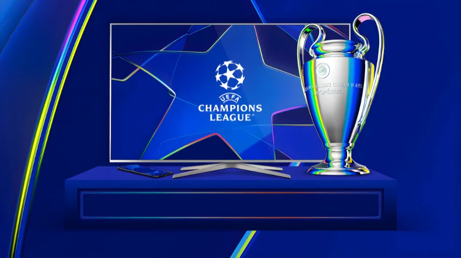 Best IPTV for EFL licensed options guide featuring live football streaming on TV with a trophy and match-style broadcast screen